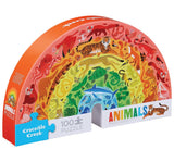 100 Pc Puzzles Rainbow Animals