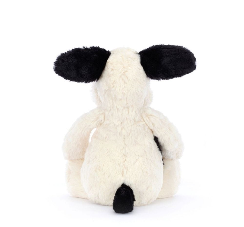 Bashful Black & Cream Puppy Medium