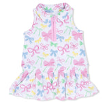 Sweet Bows Polo Tenis Dress with Cartwheel Short