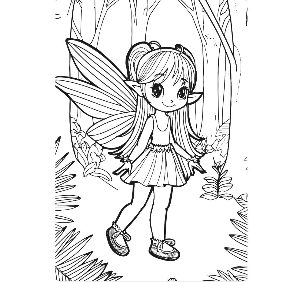 Fairyland Fun XXL Coloring Book