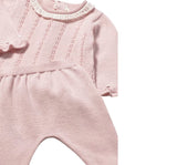 Conjunto Polaina Tricot Cuarzo