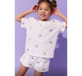 Crystal Doodle Short Set