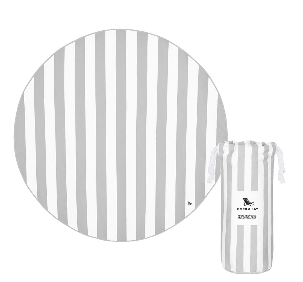 Towels Beach Goa Grey Round