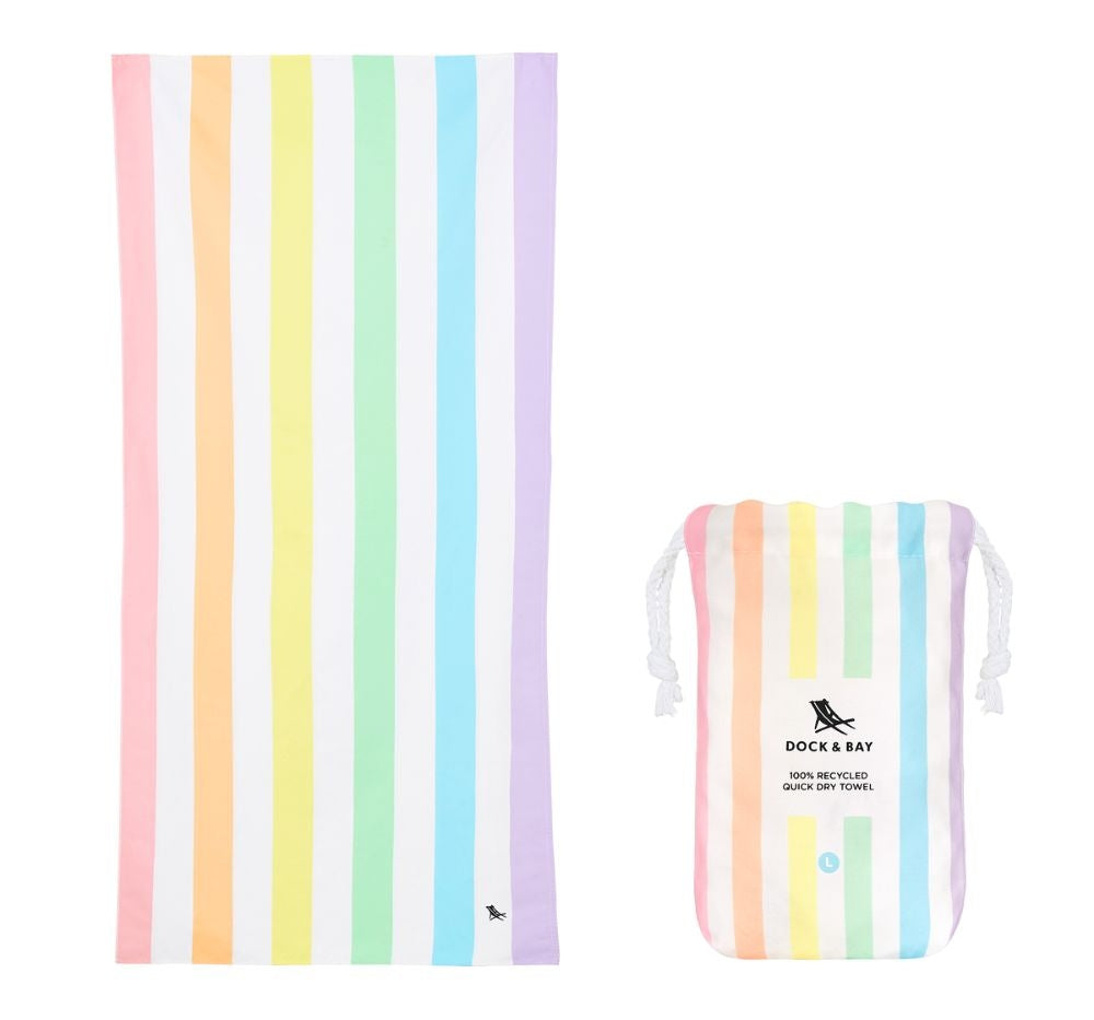 Beach Towel Unicorn Waves