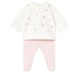 Conjunto Polaina Combinado Rosa Baby