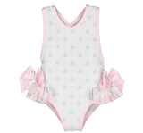 Blue Sailboats Swimsuit