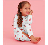 Two Piece PJ Valentine Hearts