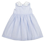 Blue Seersucker Dress