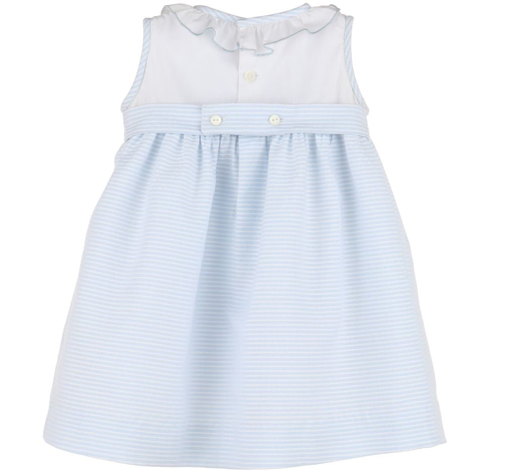 Vestido Stripes Combo Smock
