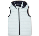 Reversible Puffer Vest Pale Blue