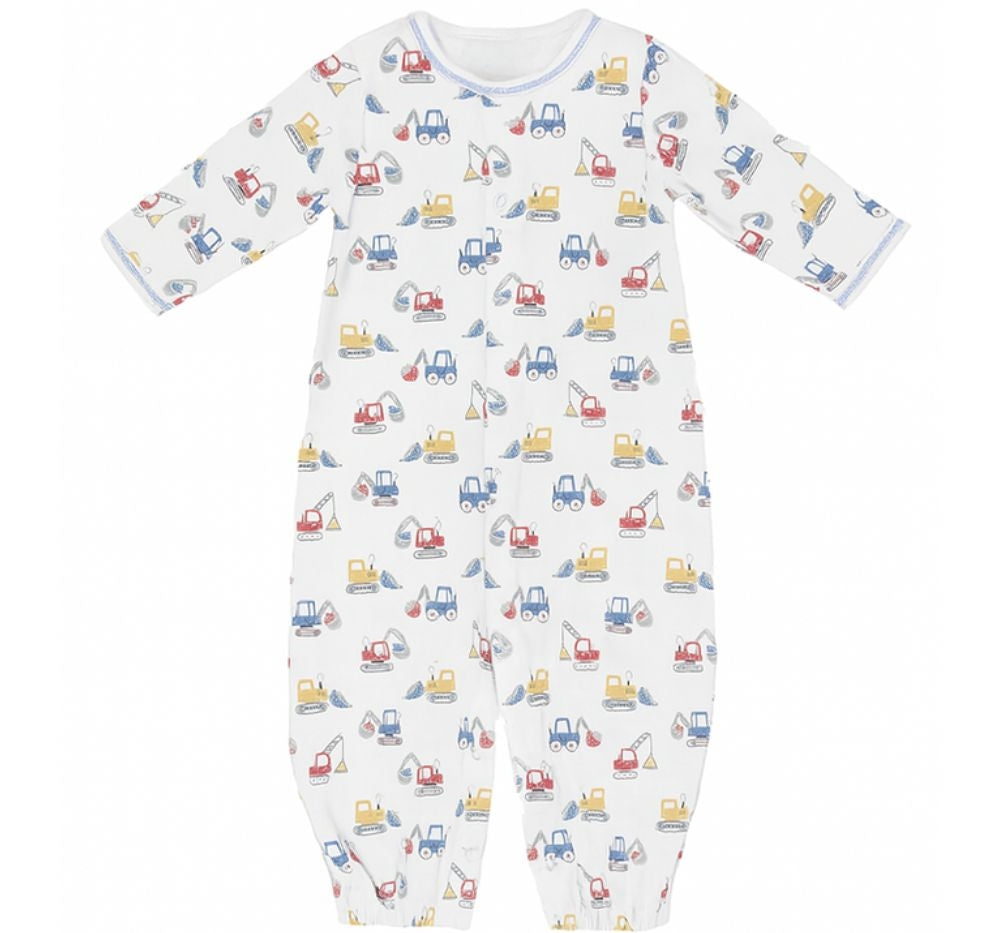 Covertible Gown Construction Diggers Multi