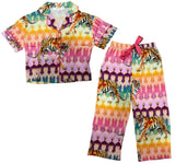 Pijama Blusa Y Pantalón Silky Tiger Royale