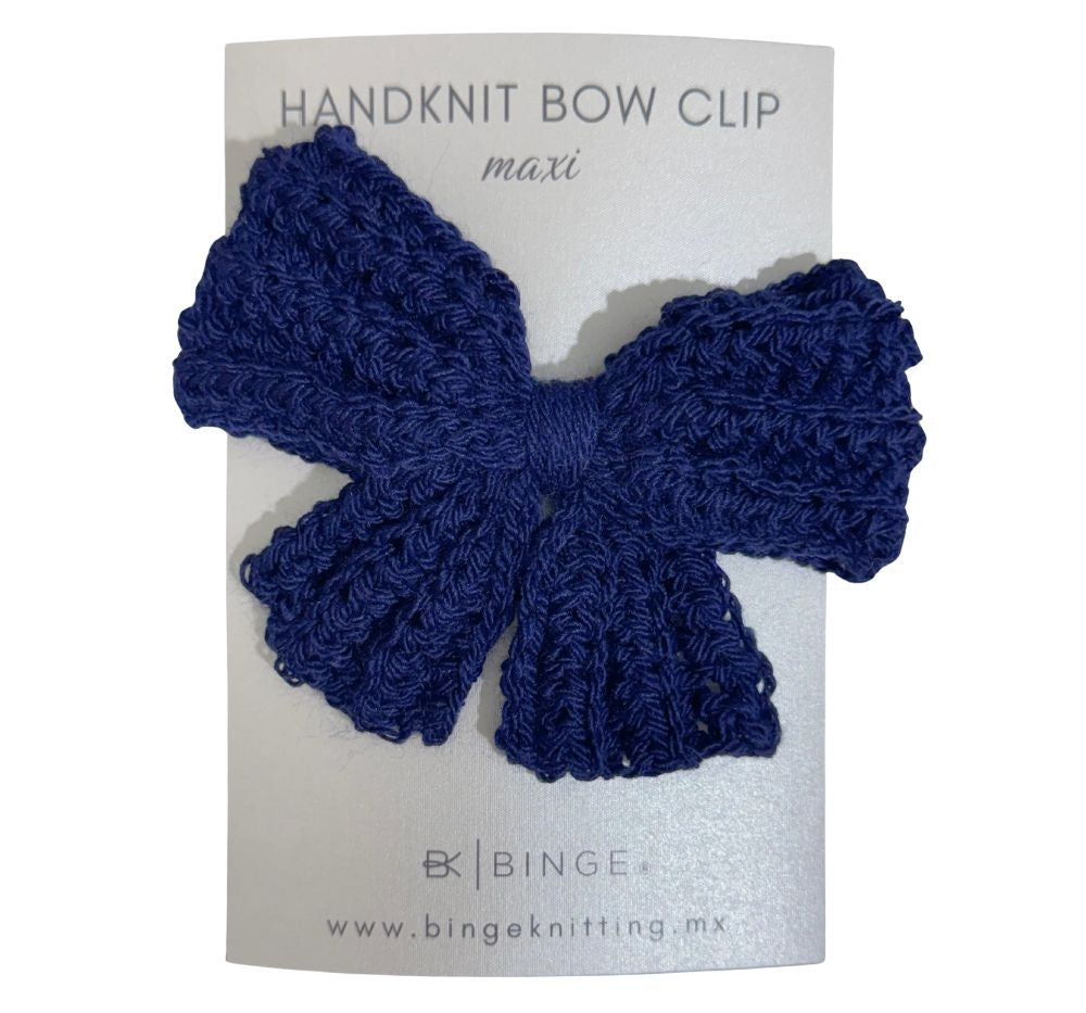 Bow Clip Maxi Navy