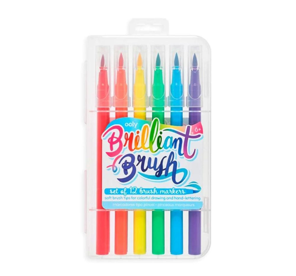 Brilliant Brush Markers Set 12