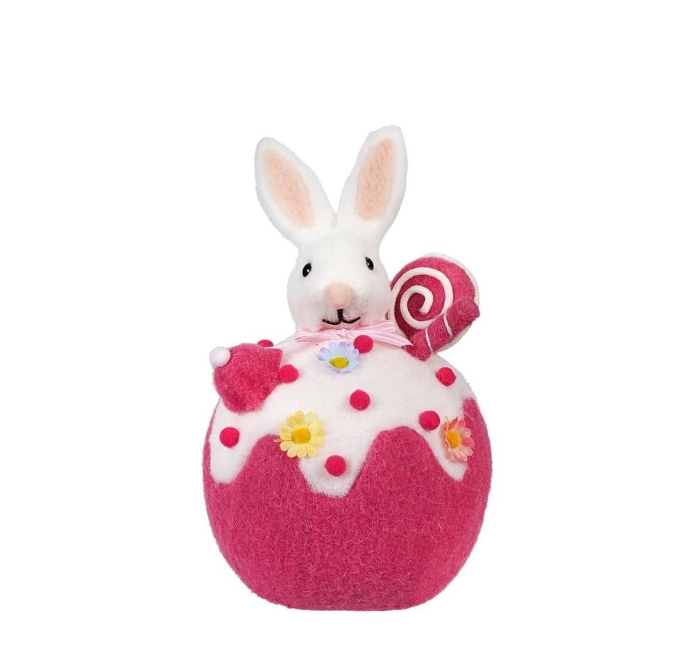 Bunny Gumdrop Pink 10.25″