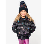 Puffy Coat Rainbow Hearts