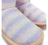 Ombre Glitter Boots Pink