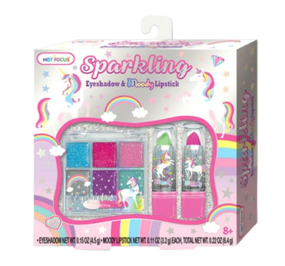 Sparkling Eyeshadow & Moody Lipstick Unicorn