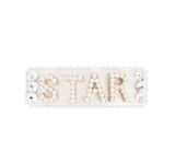 Crystallized Pearl World Snap Clips Star