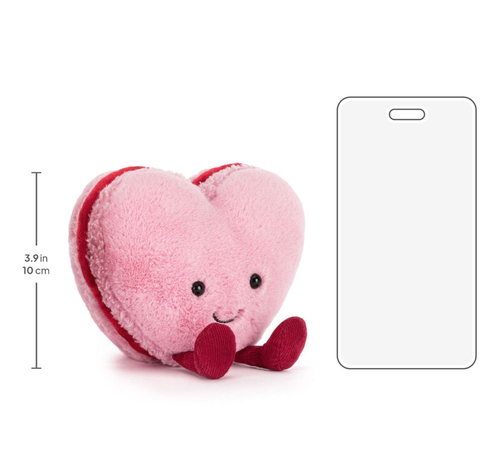 Amuseables Colette Heart Macaron Pink