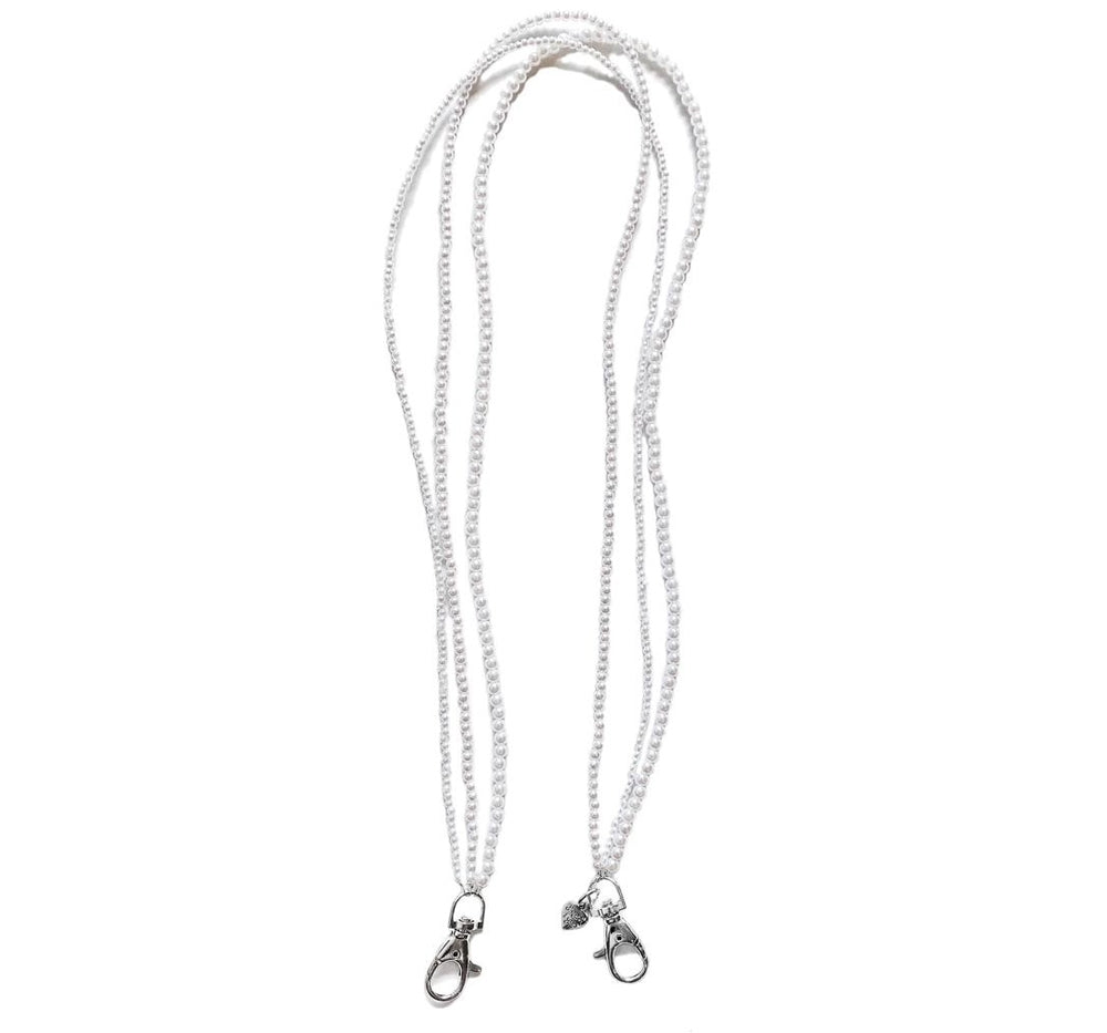Necklace 3 Pearl White