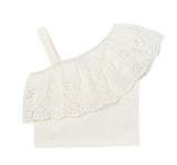 Camiseta de Tirantes Perforado y Short Sarga