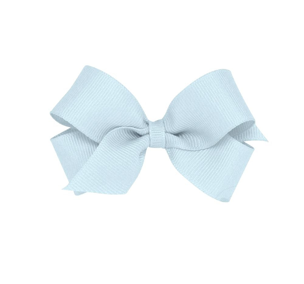 Mini Grosgrain Bow Blue Vapor