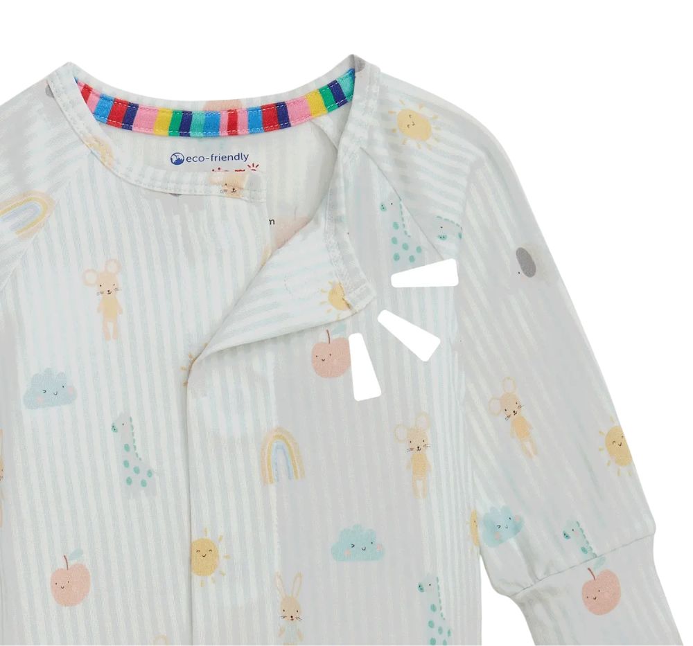 Lullaby Sky Blue Magnetic Footie