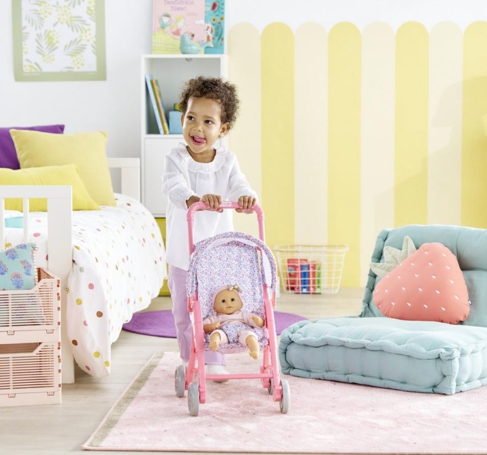 BB12″ Stroller Flowered