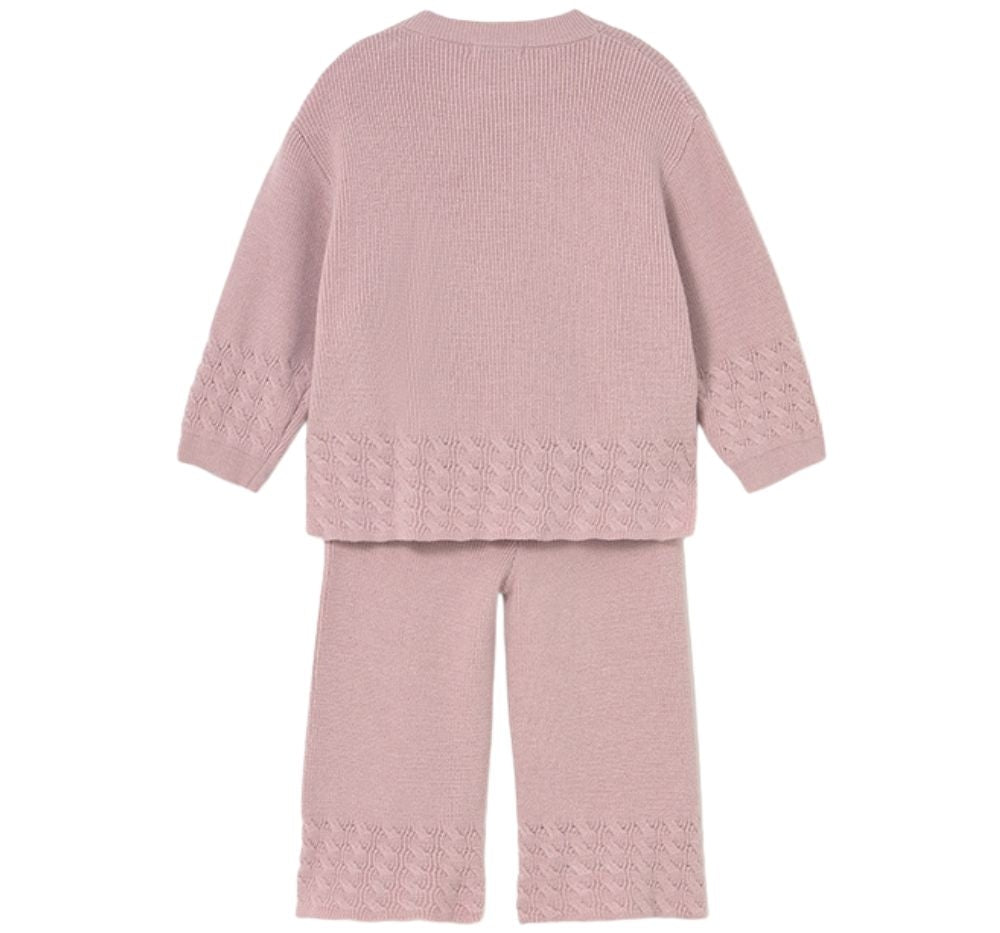 Conjunto Pantalon Tricot Cuarzo