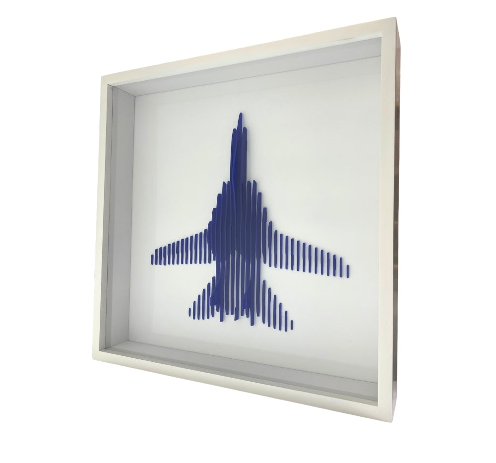 Cuadro Avión F14 Acrilico 83cm