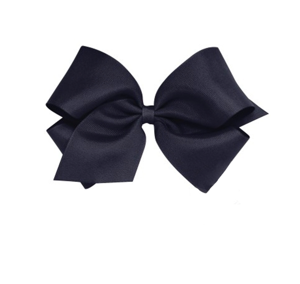 King Grosgrain Bow Navy