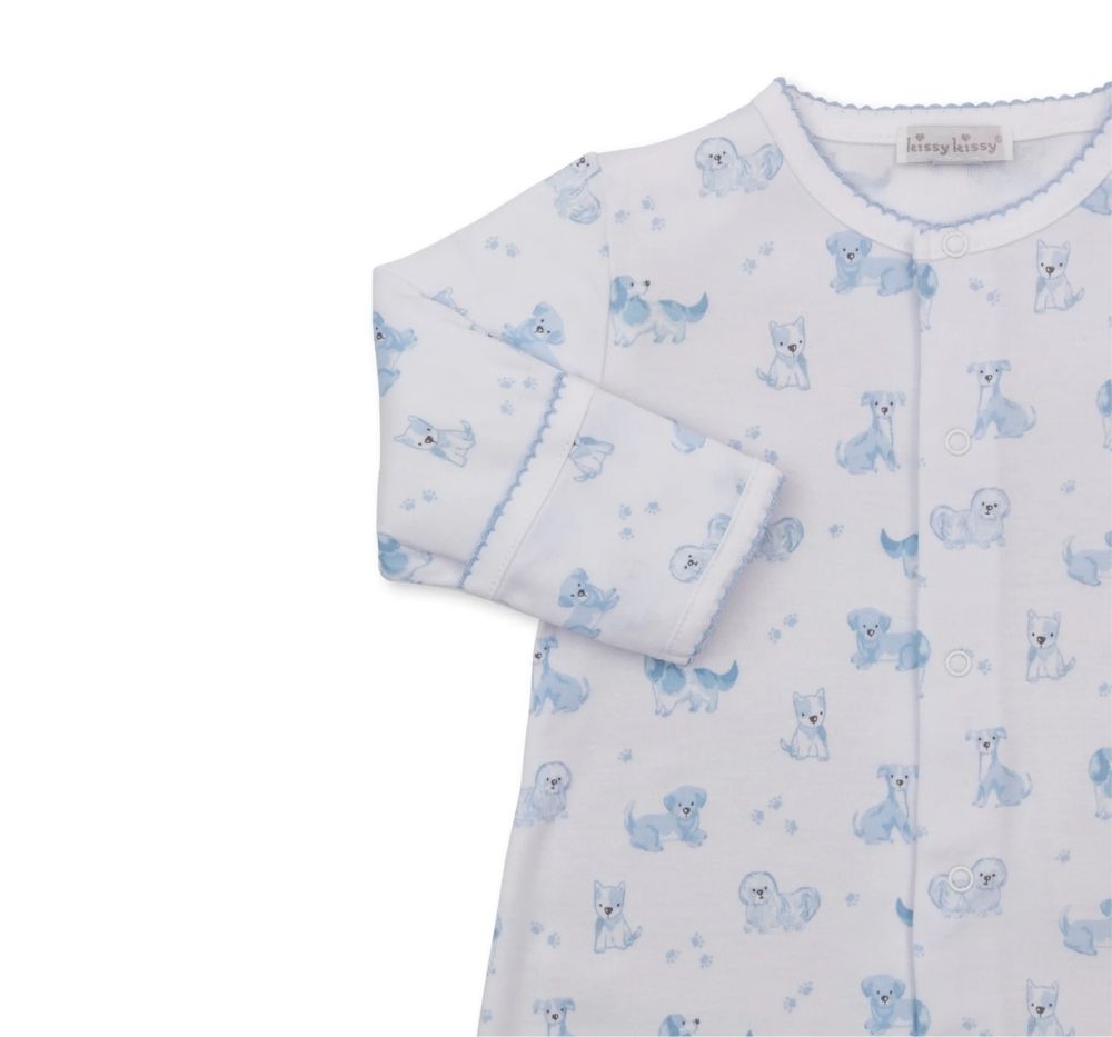 Conv Gown Puppy Paws Lt. Blue