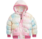 Puffy Coat Iridescent Pink
