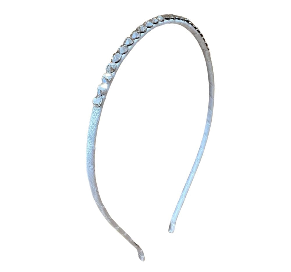 Crystallized Headband Silver