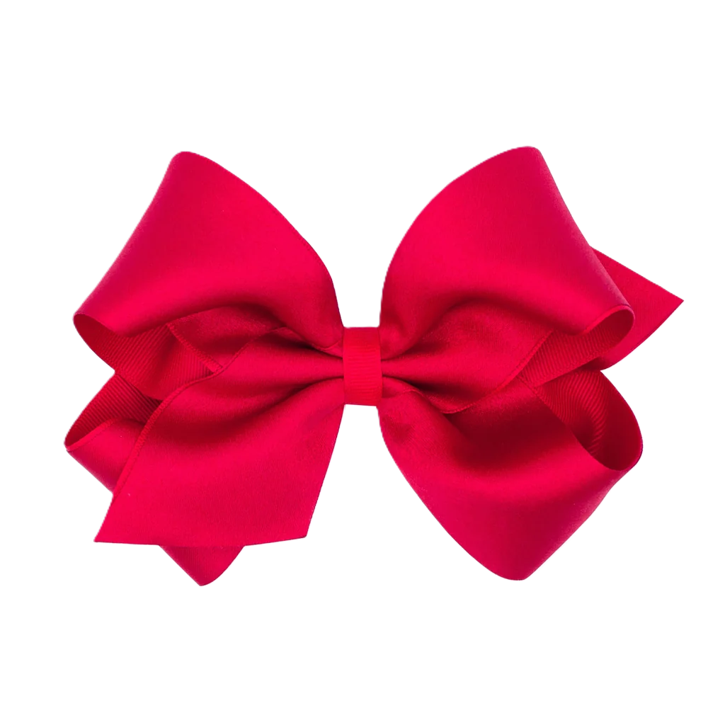 King Satin/Gg Overlay Red Bow