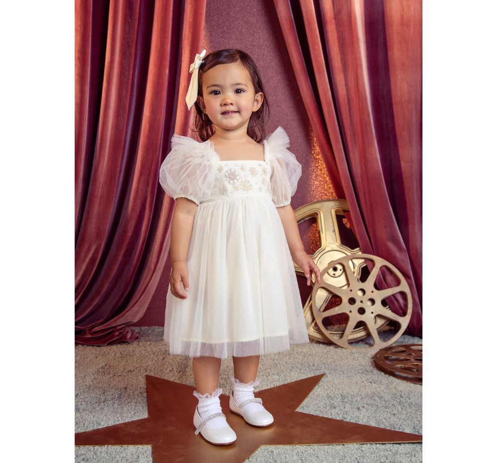 Bebe Daffodil Dream Tulle Dress