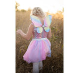 Rainbow Sequins Skirt With Wings & Wand 4-6