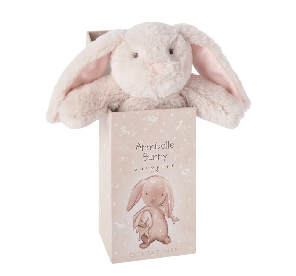 Annabelle Bunny Snuggler en caja marrón