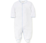 Premier Basics Footie White/Lt Blue