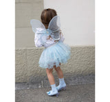 Iridescent Celestial Fairy Wings Tutu & Wand Set 4-6