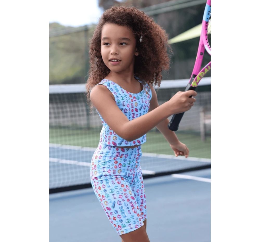 Bejeweled Bike Athletic Set