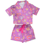 Kids Silky Crazy 4 You Sleeve Short Set