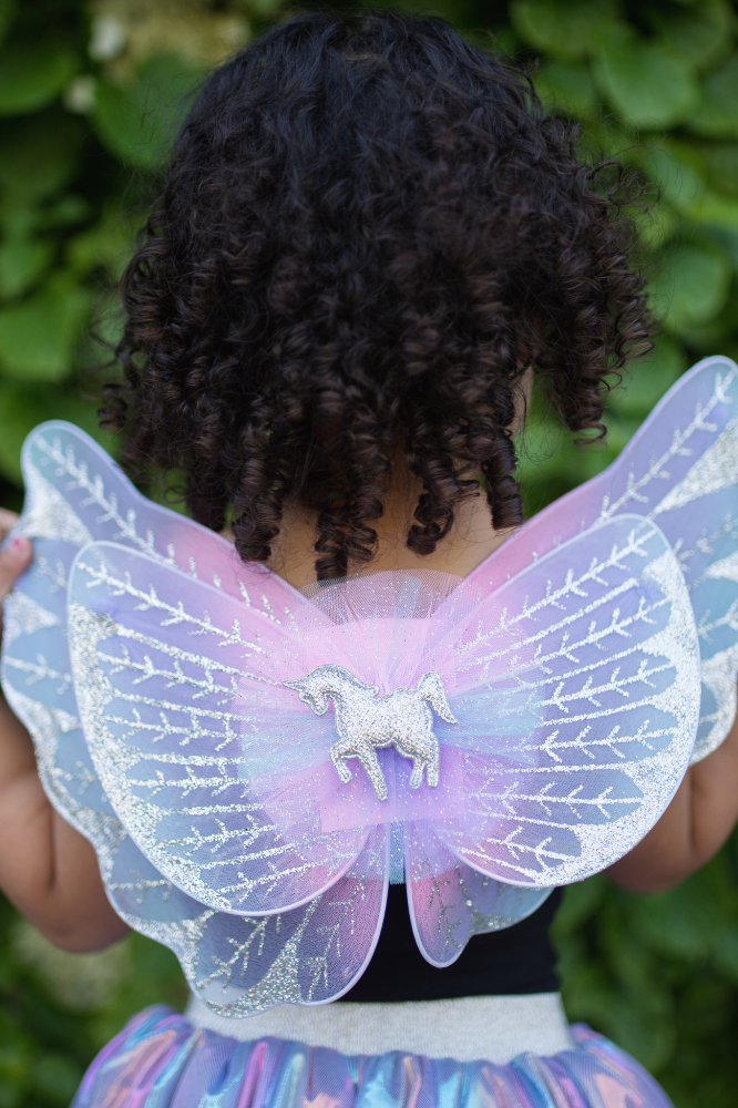 Magical Unicorn Skirt & Wings Pastel 4-6