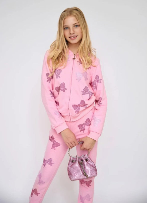 Crystal Bow Jogger Set