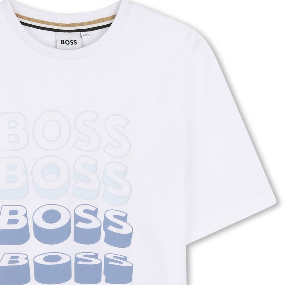 T-Shirt Boss Logo White