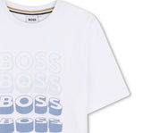 T-Shirt Boss Logo White