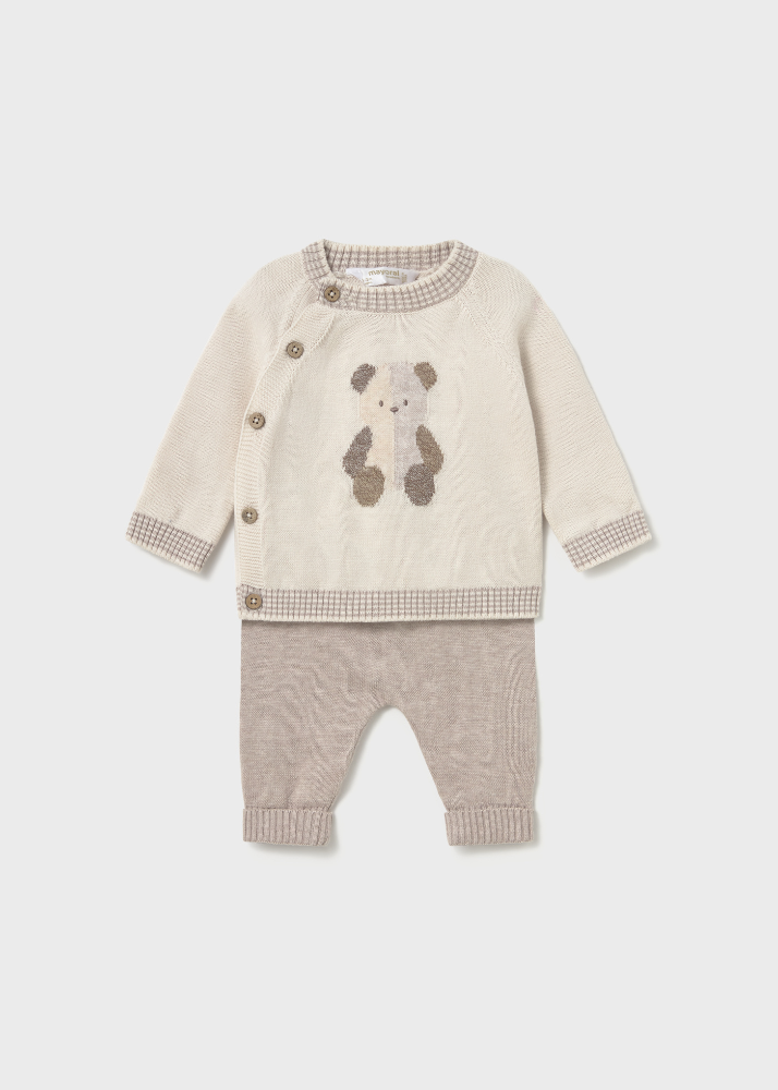 Conjunto Pantalon Tricot Moca Vigore