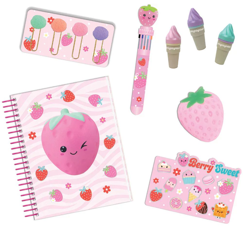 Squishy Journal Book Strawberry