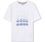 T-Shirt Boss Logo White